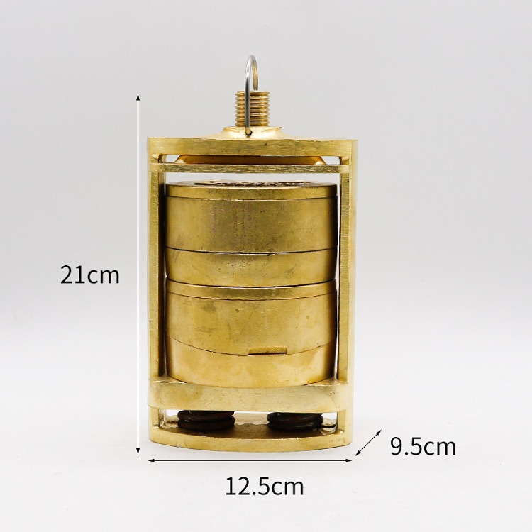 Dental Lab Denture Flask Press Flasks Kit Double Layer Denture Compress Upper / Lower Brass Flask